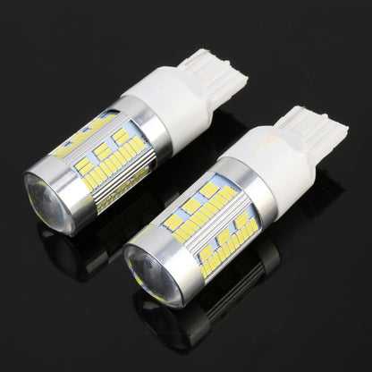 2 PCS T20 / 7440 DC12-24V 21W Car Turn Light 105LEDs SMD-4014 Lamps, with Decoder (White Light) - Arrow Turn Lights by PMC Jewellery | Online Shopping South Africa | PMC Jewellery | Buy Now Pay Later Mobicred