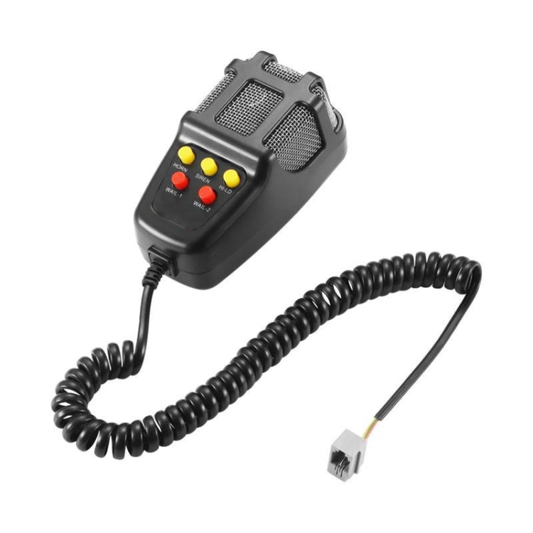 HW-1006B 12V 100W 125dB 5-tone Car Electric Alarm Air Horn Siren Speaker 5 Sound Tone Super Loud with Mic - Security Alarm System by PMC TechLife | Online Shopping South Africa | PMC TechLife | Buy Now Pay Later Mobicred