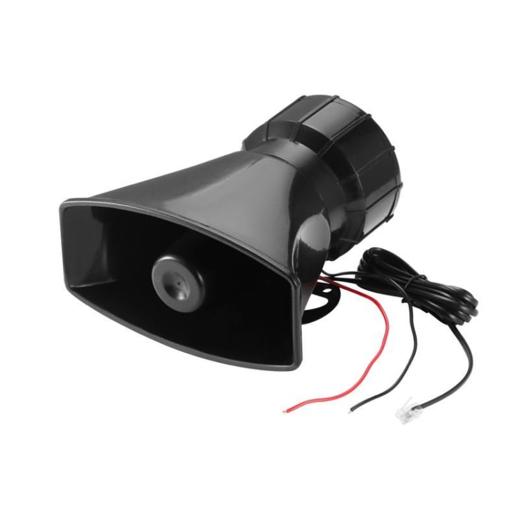 HW-1006B 12V 100W 125dB 5-tone Car Electric Alarm Air Horn Siren Speaker 5 Sound Tone Super Loud with Mic - Security Alarm System by PMC TechLife | Online Shopping South Africa | PMC TechLife | Buy Now Pay Later Mobicred