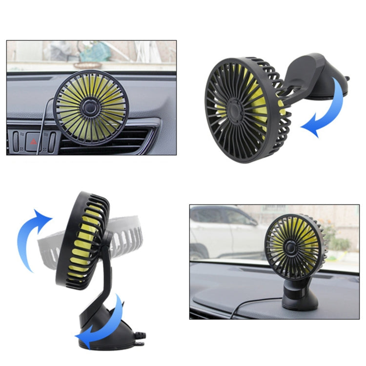 F402 Portable Car Center Console Sucker Electric Cooling Fan with Aromatherapy - Heating & Fans by PMC Jewellery | Online Shopping South Africa | PMC Jewellery