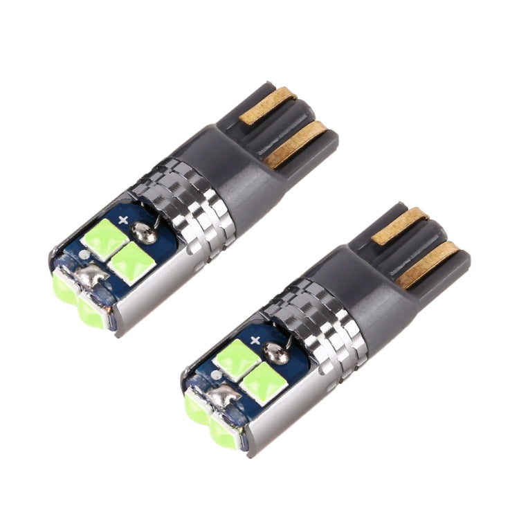 2 PCS T10 / W5W / 168 DC12-24V / 1.8W / 6000K / 140LM Car Clearance Light 4LEDs SMD-3030 Lamp Beads with Decoding & Constant Current (Ice Blue Light) - Clearance Lights by PMC TechLife | Online Shopping South Africa | PMC TechLife | Buy Now Pay Later Mobicred