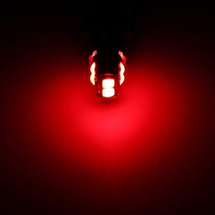 2 PCS T10 / W5W / 168 DC12-24V / 1.8W / 6000K / 140LM Car Clearance Light 4LEDs SMD-3030 Lamp Beads with Decoding & Constant Current (Red Light) - Clearance Lights by PMC TechLife | Online Shopping South Africa | PMC TechLife | Buy Now Pay Later Mobicred
