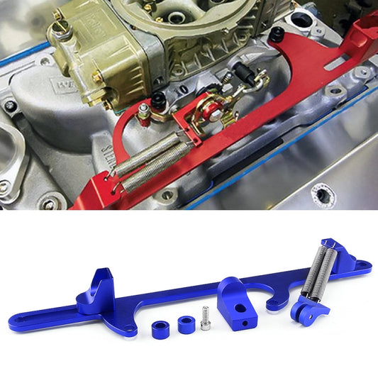 Car Modification Accessories Aluminum Alloy 4500 Series Cable Base Throttle Bracket Throttle Valve Cable(Blue) - Engine Fittings by PMC Jewellery | Online Shopping South Africa | PMC Jewellery | Buy Now Pay Later Mobicred