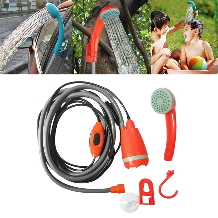 12V Portable Outdoor Universal Car Electric Shower Sprinkler Washer (Orange) - Car washing supplies by PMC Jewellery | Online Shopping South Africa | PMC Jewellery | Buy Now Pay Later Mobicred