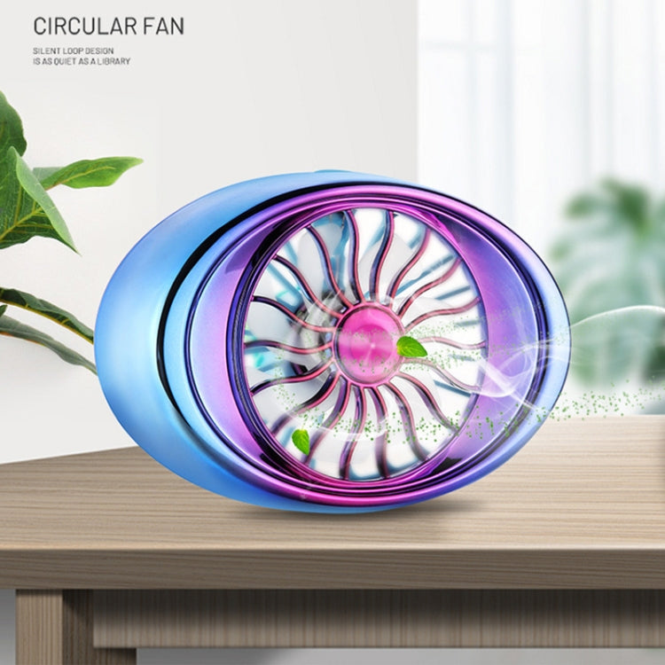 Car Vent Fan Multi-function USB Interface LED Lamp Portable Fan - Heating & Fans by PMC Jewellery | Online Shopping South Africa | PMC Jewellery | Buy Now Pay Later Mobicred