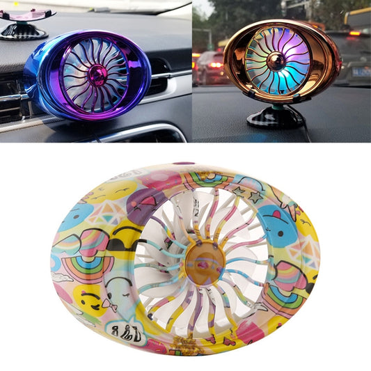 Car Vent Fan Multi-function USB Interface LED Lamp Portable Fan - Heating & Fans by PMC Jewellery | Online Shopping South Africa | PMC Jewellery | Buy Now Pay Later Mobicred