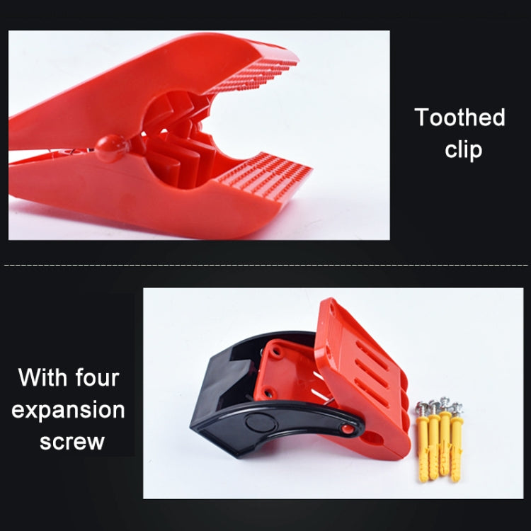 Car Foot Pad Cleaning Clip Multifunctional Wall Mounted Fixing Clip Hook - Car washing supplies by PMC TechLife | Online Shopping South Africa | PMC TechLife | Buy Now Pay Later Mobicred