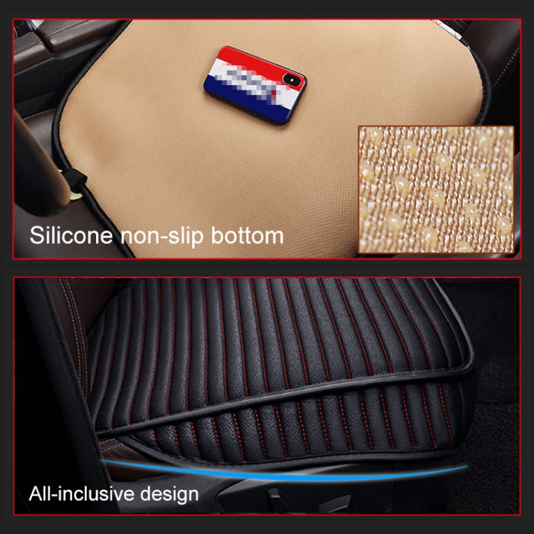 3 in 1 Car Seat Cushion Free Binding All Inclusive Seat Mat Set (Coffee) - Seat Accessories by PMC Jewellery | Online Shopping South Africa | PMC Jewellery | Buy Now Pay Later Mobicred