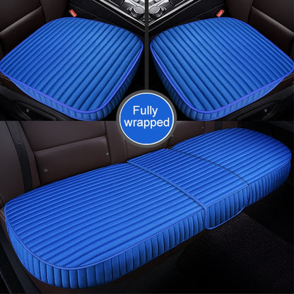 3 in 1 Car Seat Cushion Free Binding All Inclusive Seat Mat Set (Blue) - Seat Accessories by PMC Jewellery | Online Shopping South Africa | PMC Jewellery | Buy Now Pay Later Mobicred