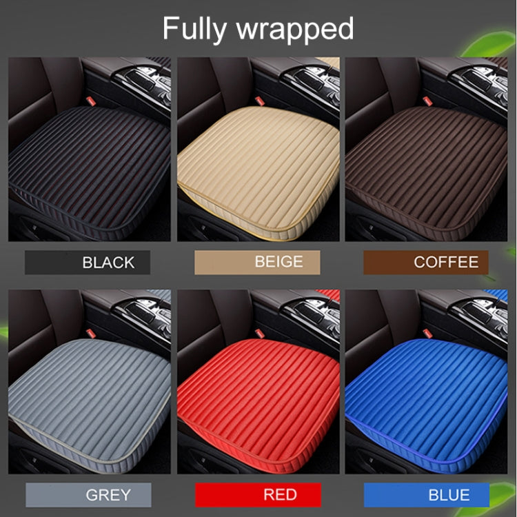 3 in 1 Car Seat Cushion Free Binding All Inclusive Seat Mat Set (Beige) - Seat Accessories by PMC Jewellery | Online Shopping South Africa | PMC Jewellery | Buy Now Pay Later Mobicred