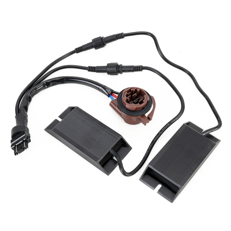 2 PCS 3157B DC12V 50W 6 Ohms Turn Signal / Reversing Light / Brake Light Split Dual Resistance Decoder - Headlight Ballast by PMC Jewellery | Online Shopping South Africa | PMC Jewellery | Buy Now Pay Later Mobicred