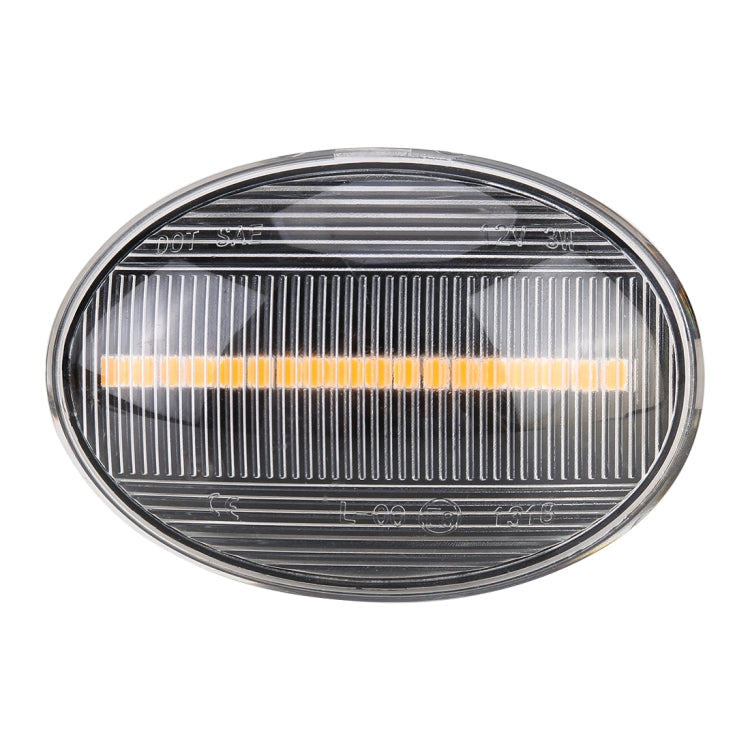 2 PCS DC12V / 3W Car LED Dynamic Blinker Side Lights Flowing Water Turn Signal Light for BMW Mini Cooper, Amber Light(Transparent) - Arrow Turn Lights by PMC TechLife | Online Shopping South Africa | PMC TechLife | Buy Now Pay Later Mobicred
