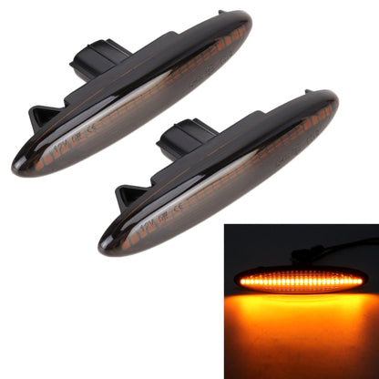 2 PCS DC12V / 5W Car LED Dynamic Blinker Side Lights Flowing Water Turn Signal Light for Lexus, Amber Light (Black) - Arrow Turn Lights by PMC Jewellery | Online Shopping South Africa | PMC Jewellery | Buy Now Pay Later Mobicred