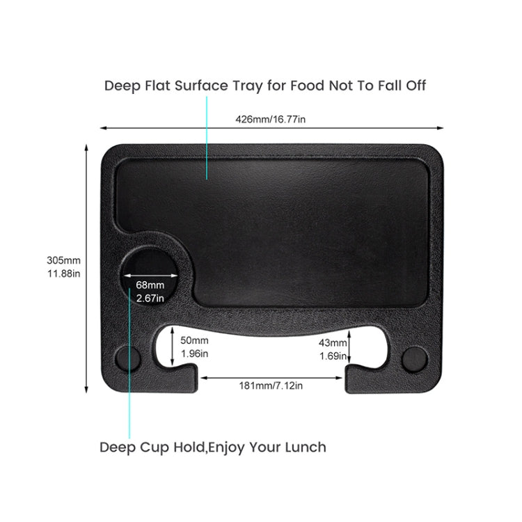 Car Portable Desk Steering Wheel Multi-use Tray Stand Car Food Eating Table for Tesla Model 3 / S / X / Y - Stowing Tidying by PMC Jewellery | Online Shopping South Africa | PMC Jewellery | Buy Now Pay Later Mobicred