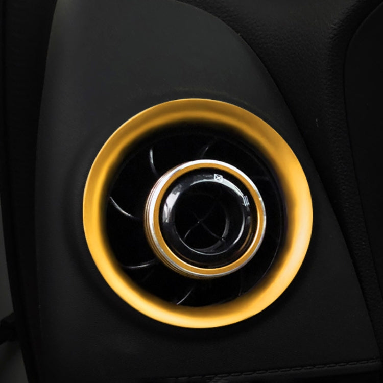 8 PCS Car Aluminum Alloy Air Conditioner Knob Case and Base for Honda XR-V (Gold) - Decoration Rings by PMC Jewellery | Online Shopping South Africa | PMC Jewellery | Buy Now Pay Later Mobicred