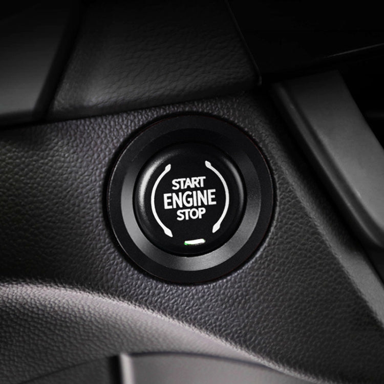 Car Engine Start Key Push Button Ring Trim Metal Sticker Decoration for Cadillac CT5 CT4 XT4 XT6 / Chevrolet Silverado (Black) - Decoration Rings by PMC TechLife | Online Shopping South Africa | PMC TechLife | Buy Now Pay Later Mobicred