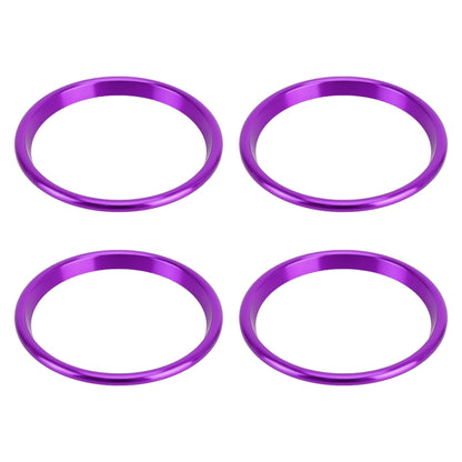 4 PCS Car Metal Air Outlet Decorative Outside Ring for Audi A3 / S3 / Q2L (Purple) - Decoration Rings by PMC Jewellery | Online Shopping South Africa | PMC Jewellery | Buy Now Pay Later Mobicred