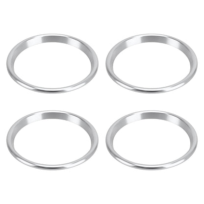 4 PCS Car Metal Air Outlet Decorative Outside Ring for Audi A3 / S3 / Q2L (Silver) - Decoration Rings by PMC Jewellery | Online Shopping South Africa | PMC Jewellery | Buy Now Pay Later Mobicred