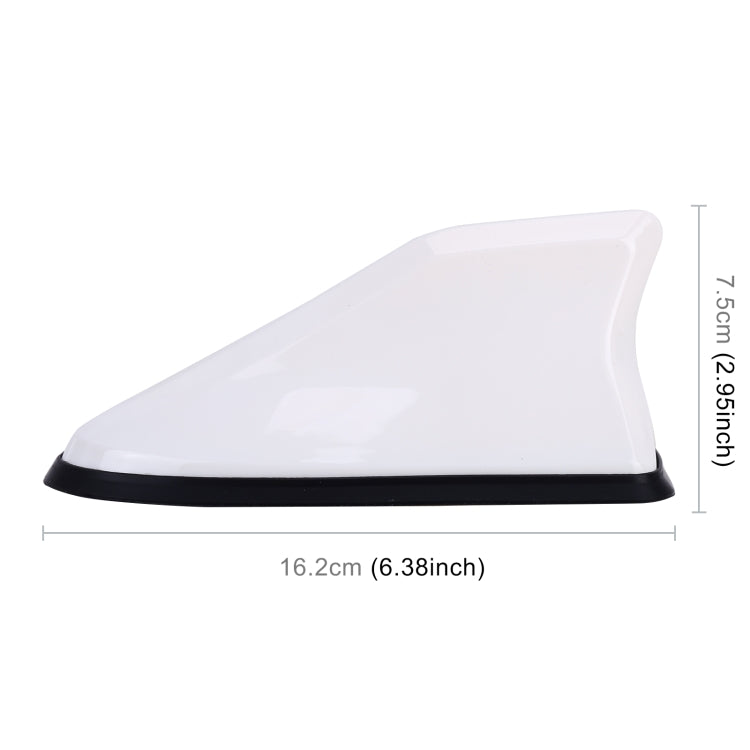 Universal Car Antenna Aerial Shark Fin Radio Signal (White) - Aerials by PMC Jewellery | Online Shopping South Africa | PMC Jewellery | Buy Now Pay Later Mobicred