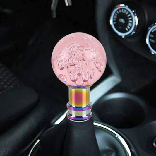 Universal Car Ball Shape Gear Head Gear Shift Knob (Pink) - Shift Knob by PMC Jewellery | Online Shopping South Africa | PMC Jewellery | Buy Now Pay Later Mobicred