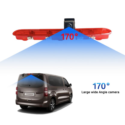 PZ471 Car Waterproof 170 Degree Brake Light View Camera + 7 inch Rearview Monitor for Citroen / Peugeot / Toyota - Rear View Cameras by PMC Jewellery | Online Shopping South Africa | PMC Jewellery | Buy Now Pay Later Mobicred