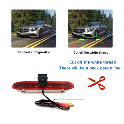 PZ472 Car Waterproof 170 Degree Brake Light View Camera for Fiat / Opel - Rear View Cameras by PMC Jewellery | Online Shopping South Africa | PMC Jewellery | Buy Now Pay Later Mobicred