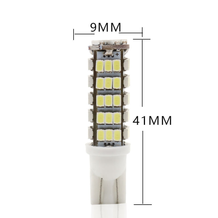 10 PCS T10 DC12V / 1.5W / 6500K / 75LM Car Clearance Lights Reading Lamp with 68LEDs SMD-3020 Lamp Beads - Brake Lights by PMC Jewellery | Online Shopping South Africa | PMC Jewellery | Buy Now Pay Later Mobicred