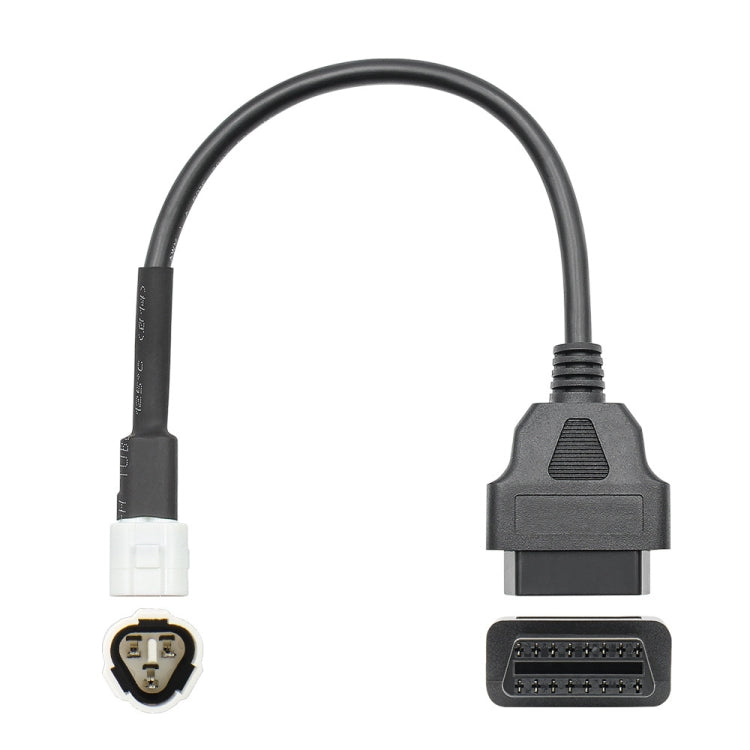 Motorcycle OBD Female to 3PIN Connector Cable for Yamaha - Cables & Connectors by PMC Jewellery | Online Shopping South Africa | PMC Jewellery | Buy Now Pay Later Mobicred