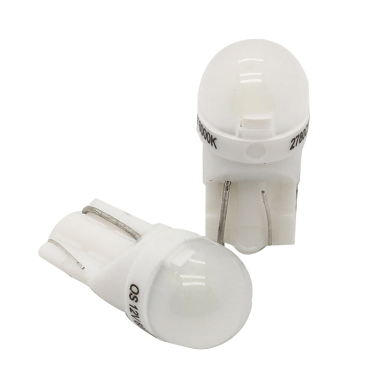 20 PCS T10 DC12V / 0.25W / 6500K / 20LM Car Round Head Plug-in Bubble Reading Light with 1LEDs SMD-3030 Lamps - Clearance Lights by PMC TechLife | Online Shopping South Africa | PMC TechLife | Buy Now Pay Later Mobicred