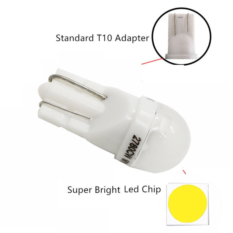 20 PCS T10 DC12V / 0.25W / 6500K / 20LM Car Round Head Plug-in Bubble Reading Light with 1LEDs SMD-3030 Lamps - Clearance Lights by PMC TechLife | Online Shopping South Africa | PMC TechLife | Buy Now Pay Later Mobicred