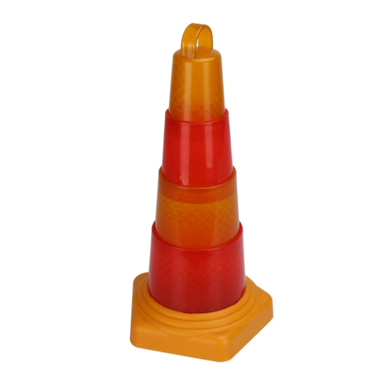 Portable Foldable LED Road Safety Road Cones Height: 42cm - Reflective Material by PMC Jewellery | Online Shopping South Africa | PMC Jewellery | Buy Now Pay Later Mobicred