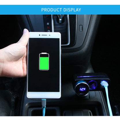 SHUNWEI SD-1918 80W 3.1A Car 2 in 1 Dual USB Charger (White) - Cigar Socket by SHUNWEI | Online Shopping South Africa | PMC Jewellery | Buy Now Pay Later Mobicred