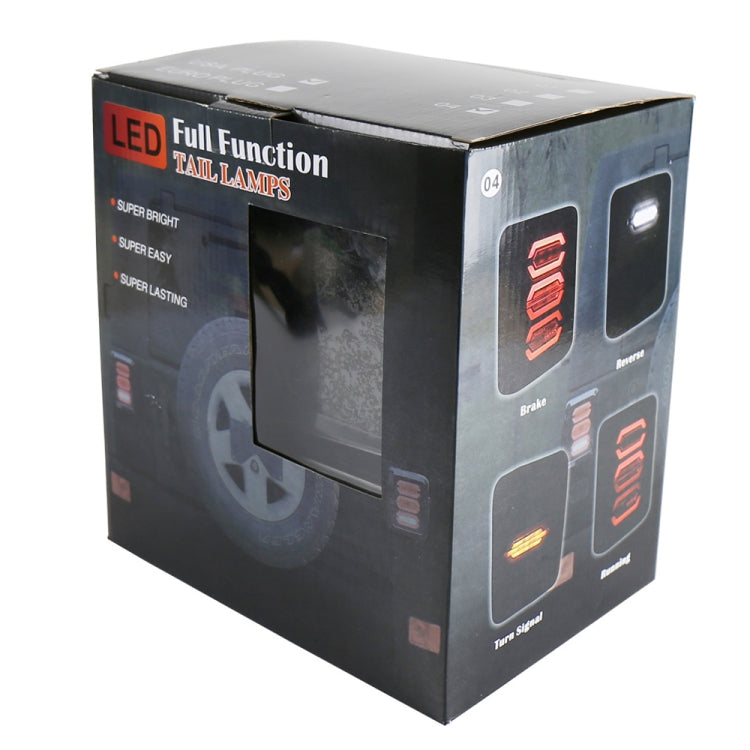 1 Pair 15W DC 12V IP67 4 in 1 Car LED Tail Lights / Driving Lights / Brake Lights/Turn Reverse, European Version - Brake Lights by PMC TechLife | Online Shopping South Africa | PMC TechLife | Buy Now Pay Later Mobicred
