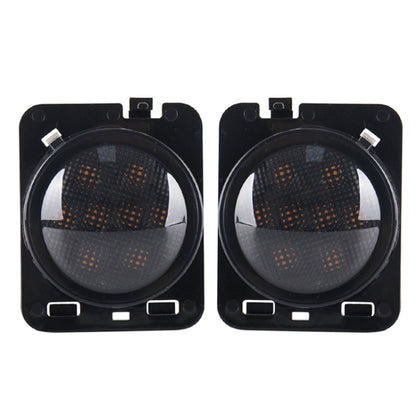 2 PCS 8W DC 12V Car SUV Refit LED Wheel Eyebrow Turn Signal for Jeep Wrangler JK 07-17, Specification: Butt Assembly with Aperture - Arrow Turn Lights by PMC Jewellery | Online Shopping South Africa | PMC Jewellery | Buy Now Pay Later Mobicred