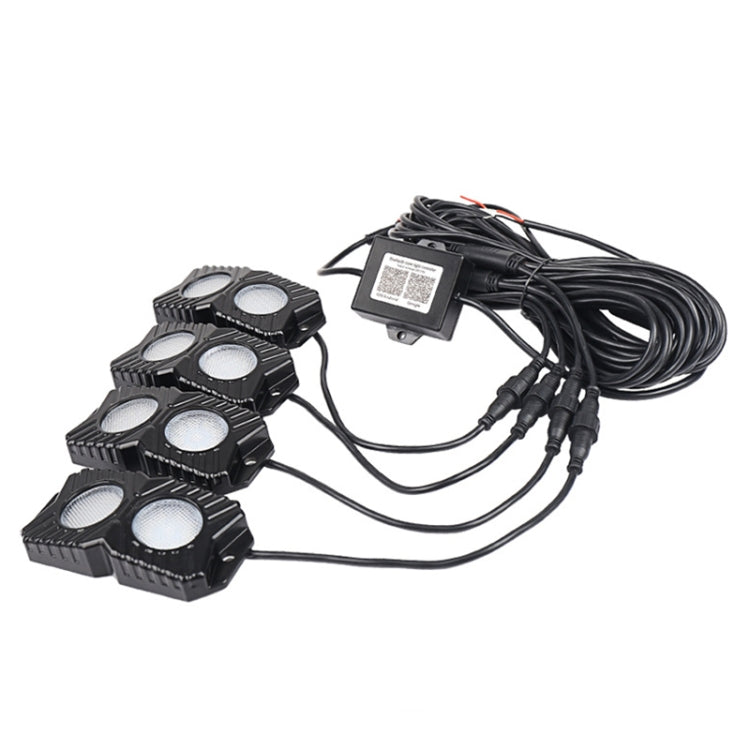 DC12-24V 18/27/36W 4 in 1 Dual-row RGB Mobile Phone Bluetooth APP Control Car Bottom Light / Chassis Light / Yacht Deck Light - Decorative Lights by PMC Jewellery | Online Shopping South Africa | PMC Jewellery | Buy Now Pay Later Mobicred