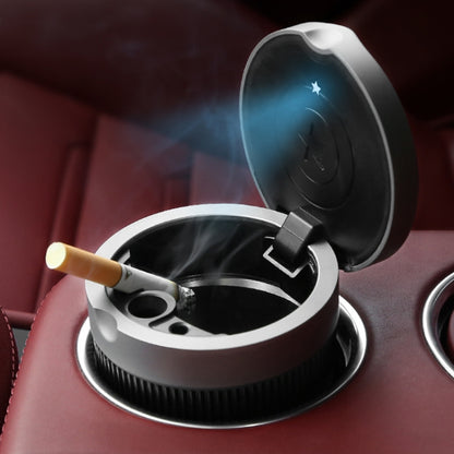 Multi-function Portable Creative LED Car Cigarette Ash Tray Ashtray with Lid(Red) - Ashtrays by PMC Jewellery | Online Shopping South Africa | PMC Jewellery | Buy Now Pay Later Mobicred