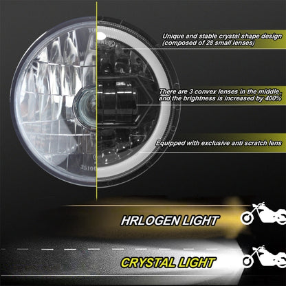 Motorcycle Crystal 5.75 inch LED Headlight Modification Accessories - Headlights by PMC Jewellery | Online Shopping South Africa | PMC Jewellery