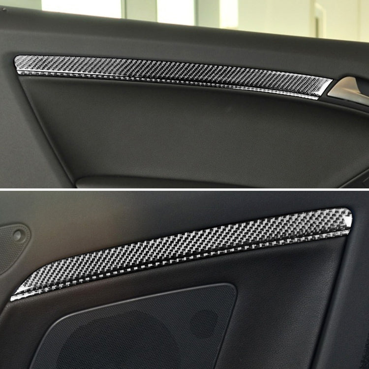 8 in 1 Car Carbon Fiber Door Panel Decorative Sticker for Audi A5 Hard Top 2008-, Left and Right Drive Universal - Car Interior Mouldings by PMC Jewellery | Online Shopping South Africa | PMC Jewellery | Buy Now Pay Later Mobicred