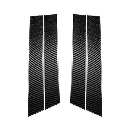 4 PCS Car Carbon Fiber B Pillar Decorative Sticker for Infiniti FX 2009-2013/QX70 2014-, Left and Right Drive Universal - Decorative Strip by PMC Jewellery | Online Shopping South Africa | PMC Jewellery | Buy Now Pay Later Mobicred