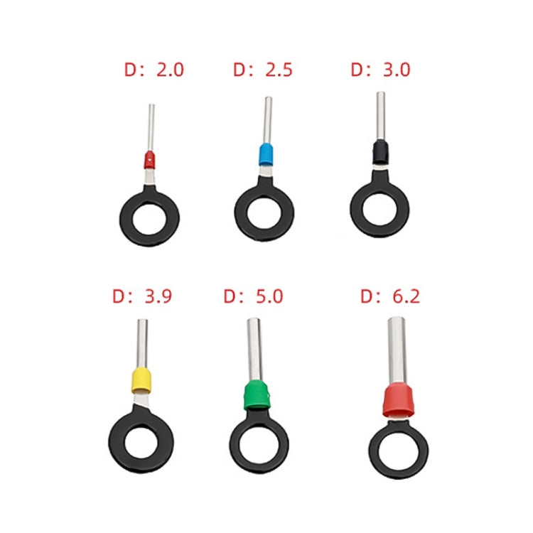 6 in 1 Car Plug Circuit Board Wire Harness Terminal Extraction Pick Connector Crimp Pin Back Needle Remove Tool - Booster Cable & Clip by PMC Jewellery | Online Shopping South Africa | PMC Jewellery | Buy Now Pay Later Mobicred