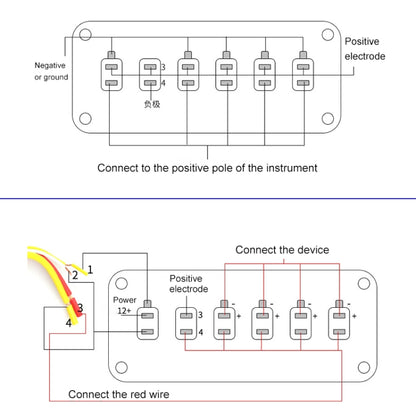 12V Universal Car One-key Start Button Modified Racing LED Light Rocker Switch Panel (Blue) - Car Switches by PMC Jewellery | Online Shopping South Africa | PMC Jewellery | Buy Now Pay Later Mobicred