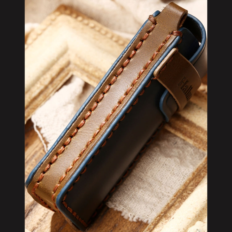 Hallmo Car Cowhide Leather Key Protective Cover Key Case for Trumpchi GS4 2021 B Style(Brown) - free shipping - PMC TechLife - Order now!