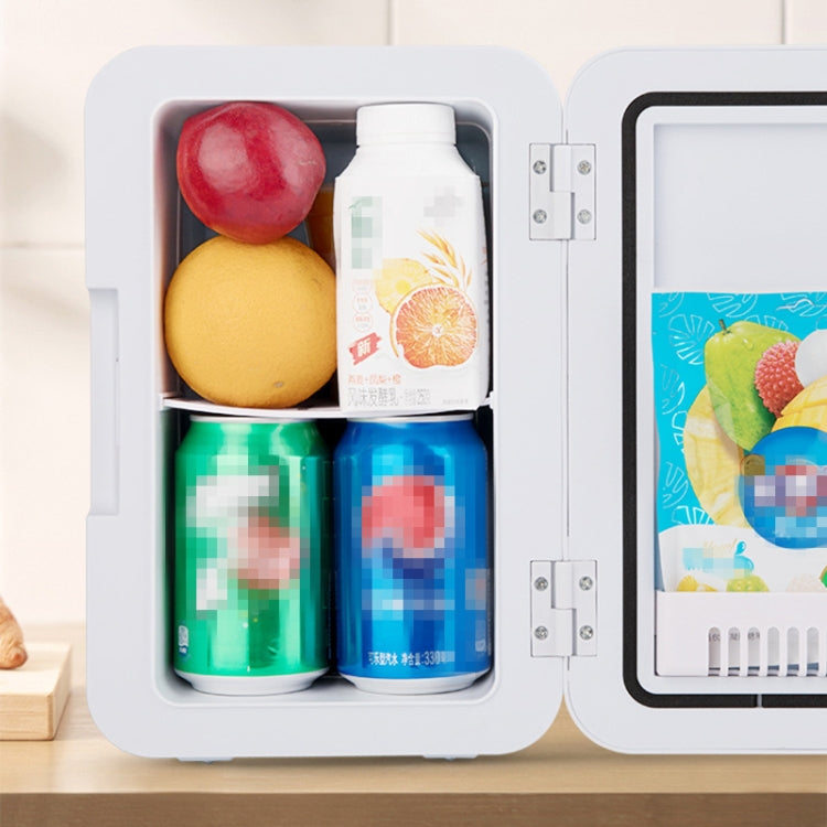 8L 37-48W Car / Home Mini Refrigerator, EU Plug(Blue) - Refrigerators by PMC TechLife | Online Shopping South Africa | PMC TechLife | Buy Now Pay Later Mobicred