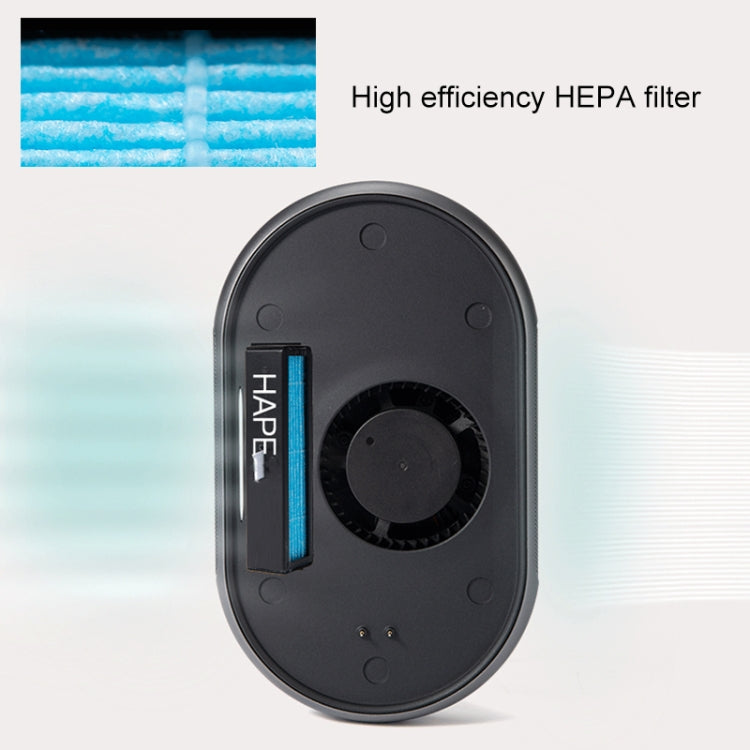 Car Wireless Negative Ion Solar Air Purifier(Blue) - Air Purifier by PMC TechLife | Online Shopping South Africa | PMC TechLife | Buy Now Pay Later Mobicred