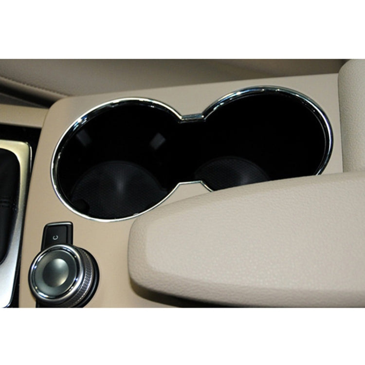 Car Central Control Storage Box Round Cover 2046800107 for Mercedes-Benz C-Class W204 2007-2014, Left Driving(Grey) - free shipping - PMC TechLife - Order now!