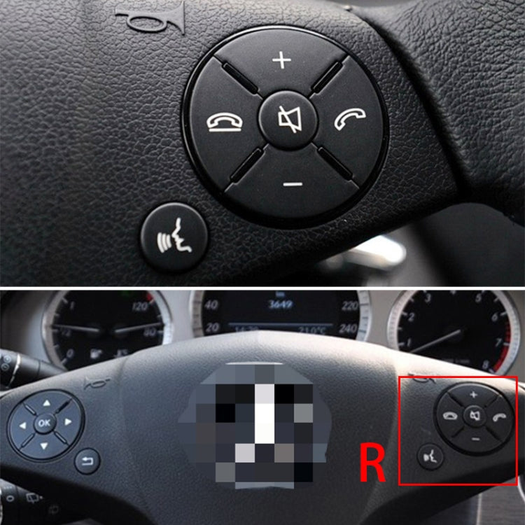 Car Multi-functional Steering Wheel Right Switch Button for Mercedes-Benz W204 / W212 / X204 2008-2015, Left and Right Drive Universal (Black) - Steering Wheel Accessories by PMC TechLife | Online Shopping South Africa | PMC TechLife | Buy Now Pay Later Mobicred