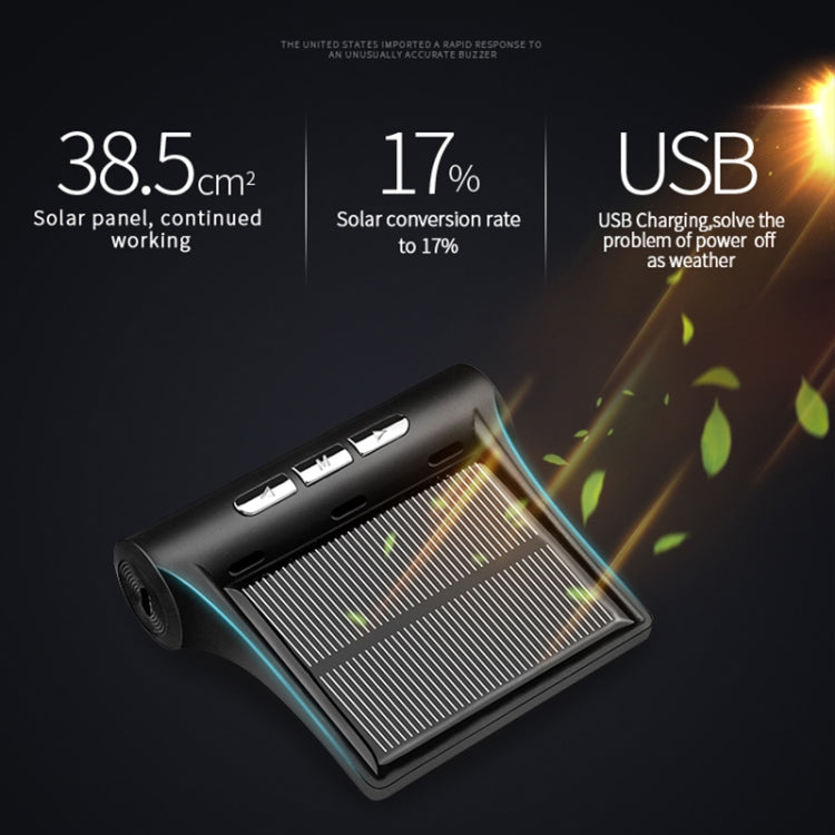 YB-P0248 Universal Car Wireless Solar Built-in TPMS Tire Pressure Monitor Detector - Tire Pressure Gauges by PMC TechLife | Online Shopping South Africa | PMC TechLife | Buy Now Pay Later Mobicred