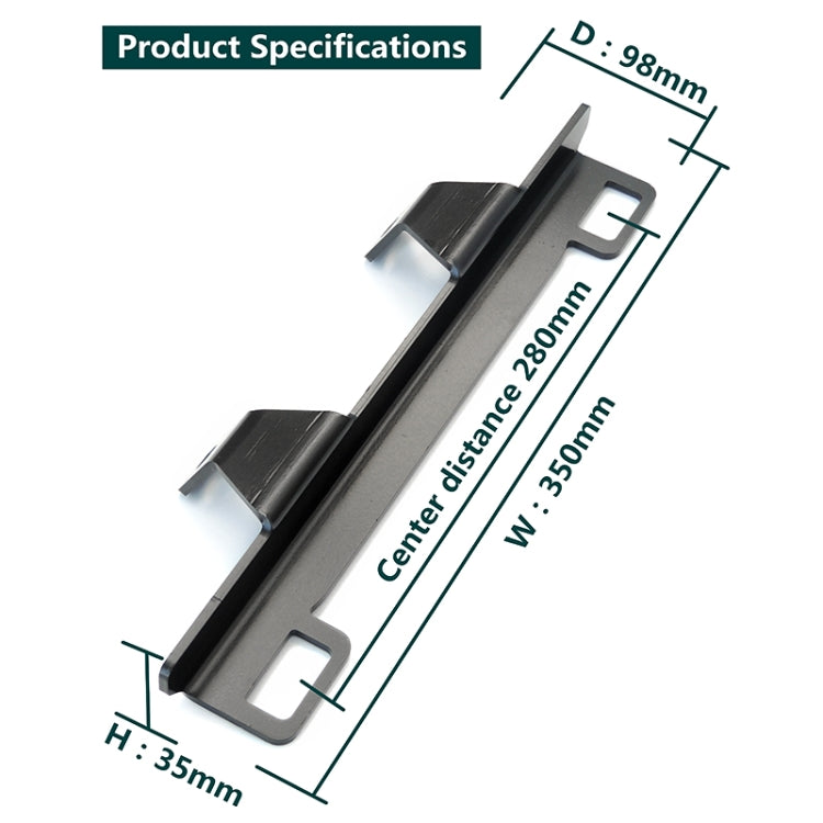 ZL-2016 Car Isofix Child Seat Interface Latch Retainer for Audi A4 / A6 - Seat Accessories by PMC Jewellery | Online Shopping South Africa | PMC Jewellery