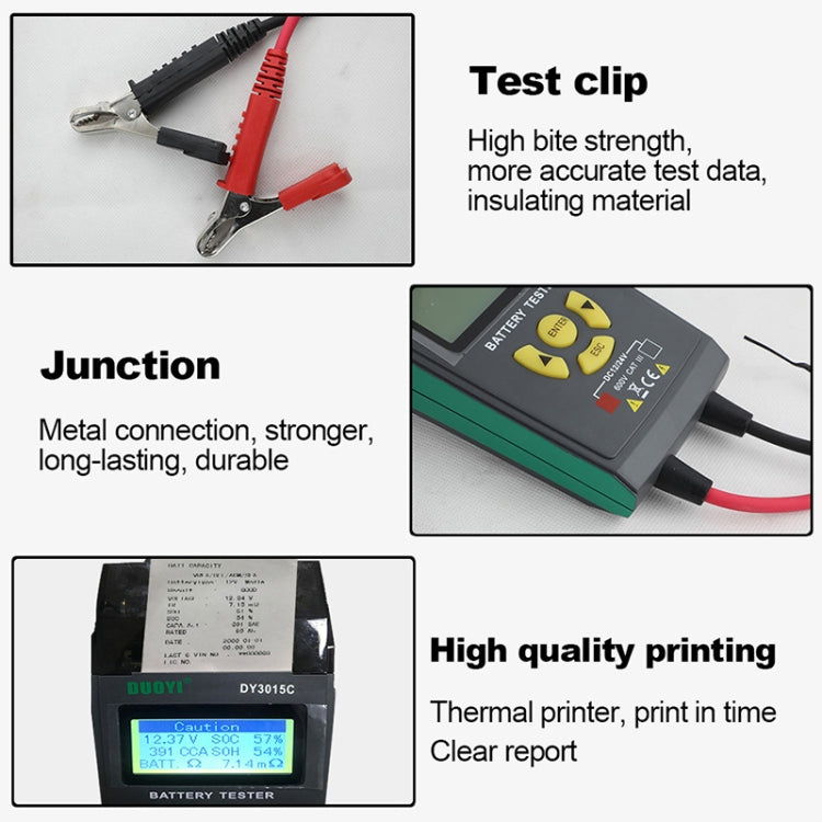 DUOYI DY3015C Car 24V Battery Tester - Electronic Test by DUOYI | Online Shopping South Africa | PMC Jewellery | Buy Now Pay Later Mobicred