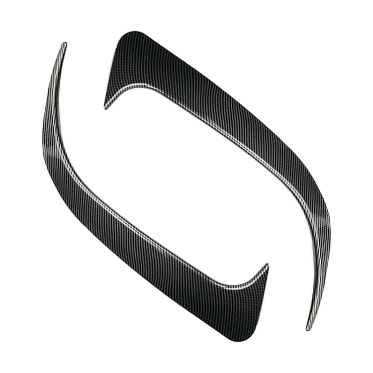 Car Rear Bumper Wind Knife Blade Decoration Sticker for Mercedes-Benz CLA200/220/250/260 (Carbon Fiber Black) - Decorative Strip by PMC Jewellery | Online Shopping South Africa | PMC Jewellery | Buy Now Pay Later Mobicred